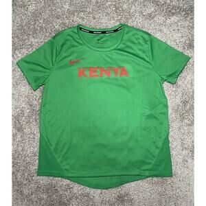 Nike Pro Elite Team Kenya Womens Size Small Running Shirt CT0591-320 Green NEW